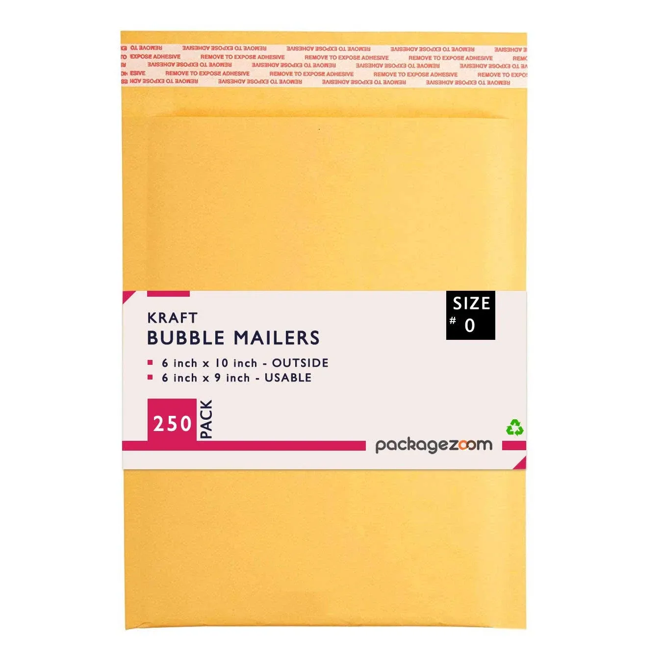 6x10 inches Kraft Bubble Mailer Self Seal Bubble Shipping Envelopes 250 Pack Padded Envelopes Thick Bubble Mailers Packaging for Small Business #0