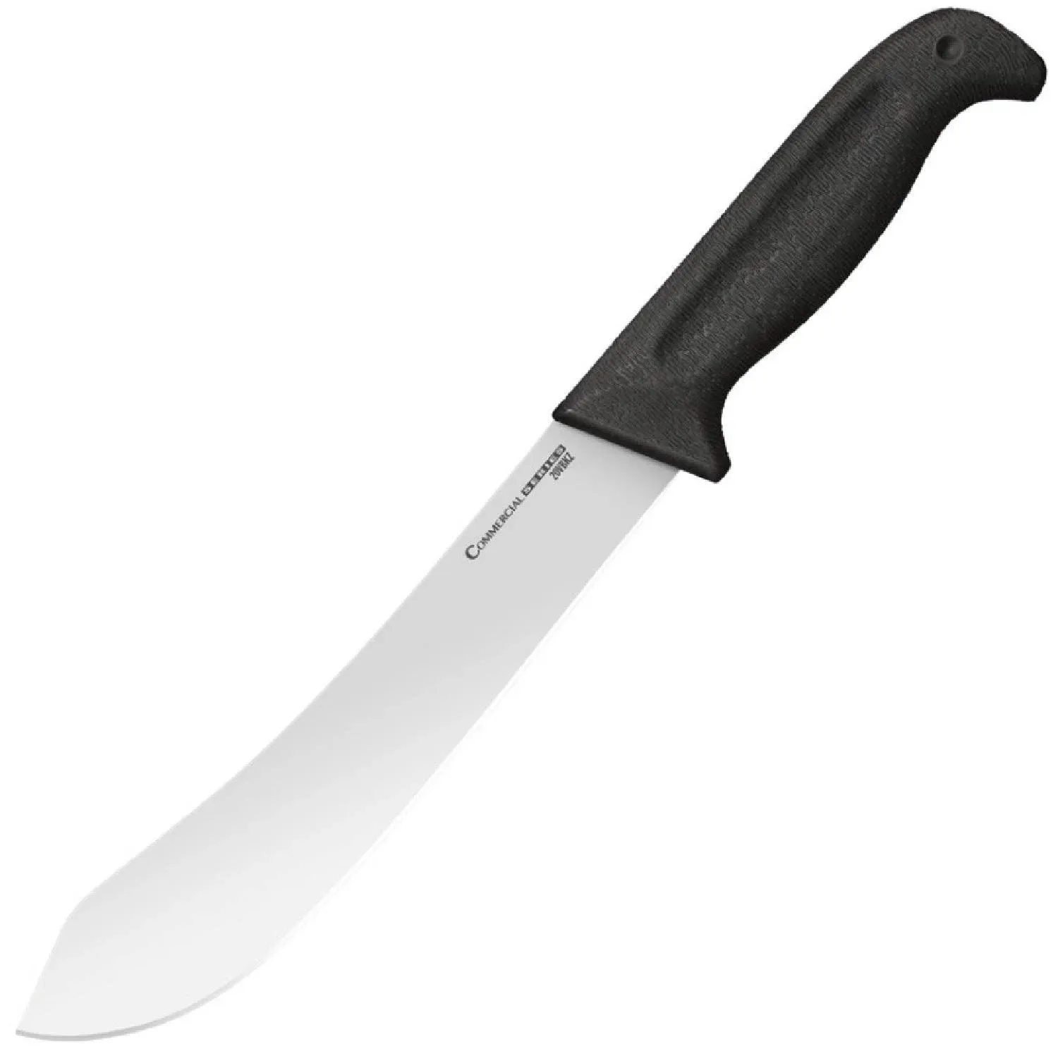 Cold Steel Commercial Series Butcher Knife 8" 4116 Stainless Steel Blade Kray-Ex Handle Black