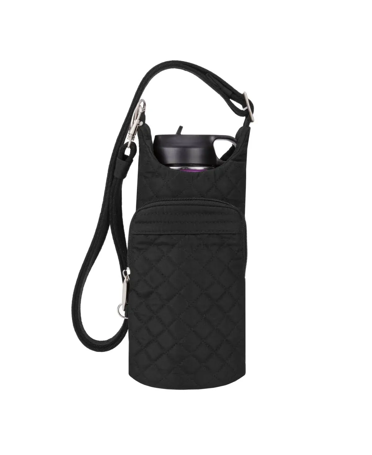 Travelon Anti-Theft Boho Water Bottle Tote - Black