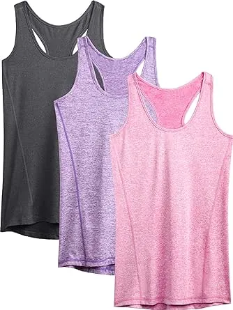 NELEUS Women's Workout Tank Top Racerback Yoga Tanks Athletic Gym Shirts