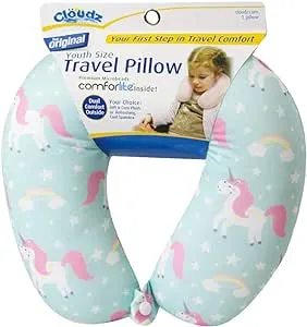 Cloudz Kids Microbead Travel Neck Pillow - Unicorn