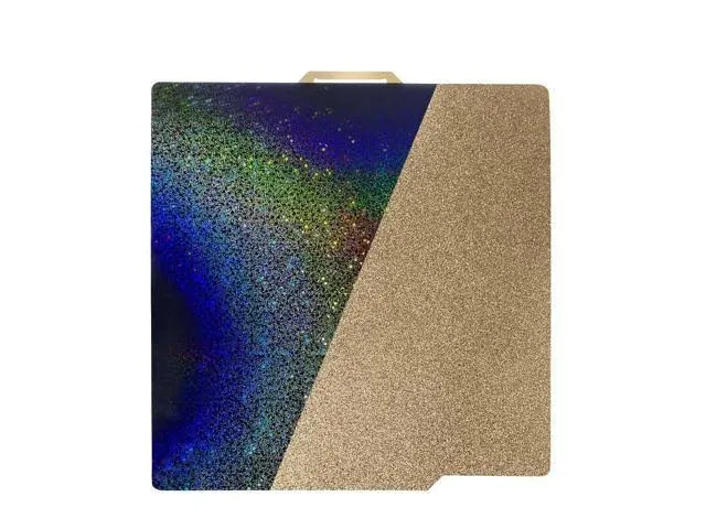 Rainbow PEY+Textured Pei Build Plate for Bambu Lab X1C/X1/X1E/A1/P1S/P1P, Double Sided Pey Pei Spring Steel Sheet 257x257mm for Bambulab 3D Printers