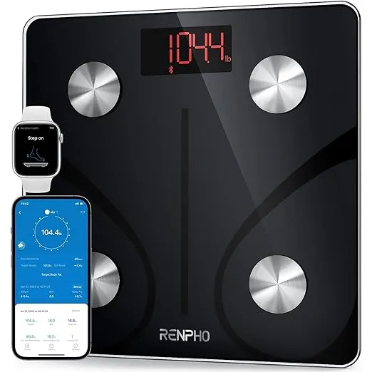 RENPHO Smart Scale for Body Weight, FSA HSA Eligible, Digital Bathroom Scale BMI