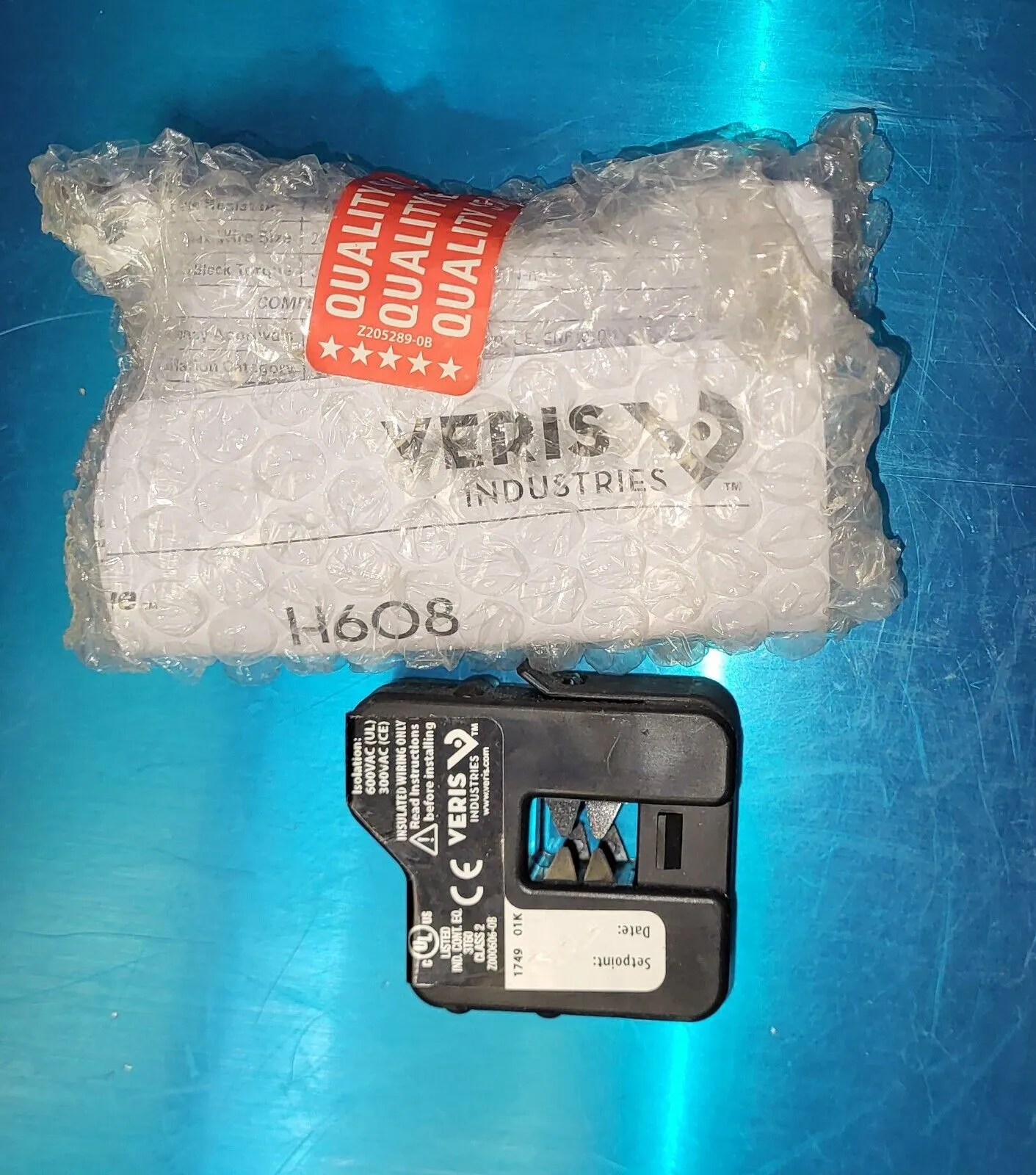 H608 | Veris | Power Monitoring &amp; Protection Current Switch, 0.5-175A, Adjustabl