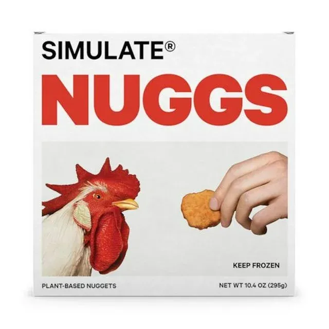 Simulate Nuggs Original Plant Based Chicken Nugget -- 8 per case