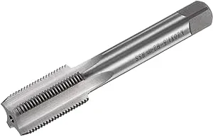 uxcell Metric Machine Thread Tap M20 x 1.5 High Speed Steel Screw Taps Straight Flutes Threading Tapping Tool