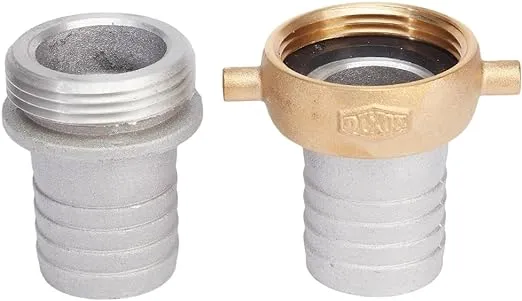 1 1/2" NH/NST Fire Hose Coupling Set