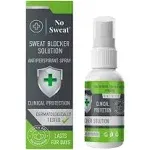 NO SWEAT Maximum Strength Antiperspirant Spray, Strong Deodorant for Excessive Sweating & Hyperhidrosis Treatment, Lasts up to 7 Days -50ml) Packing May Vary