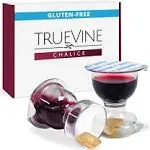 TrueVine Chalice Prefilled Communion Cups - Gluten Free Bread & Juice Sets (Box of 100)