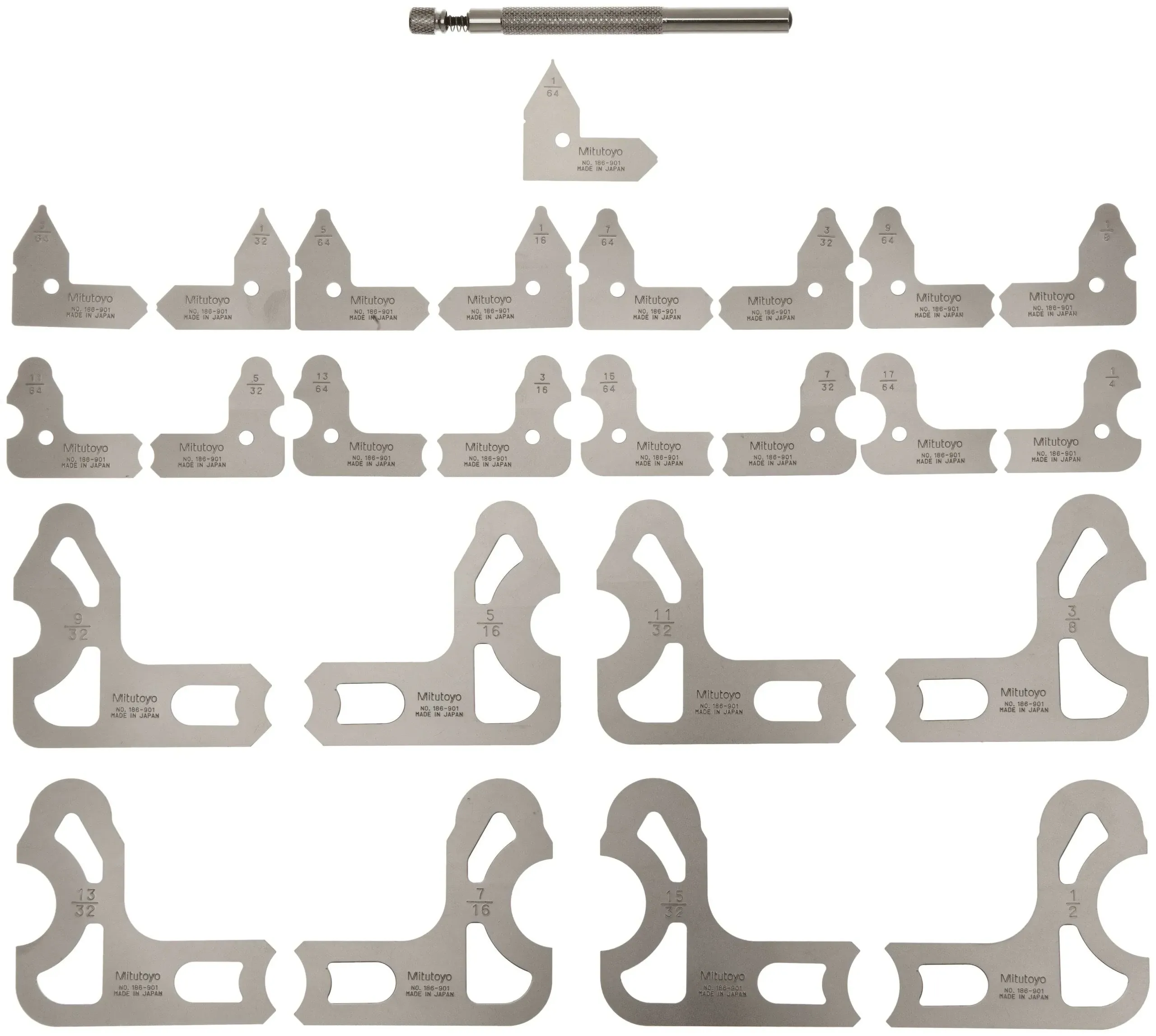 Mitutoyo Radius Gage Set