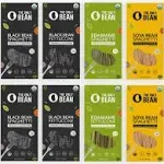 The Only Bean - Soy, Black Bean, and Edamame Spaghetti & Fettuccine - Gluten Free Pasta, Keto Low Carb Pasta Noodles, Protein Pasta, Organic Healthy Noodles, Vegan Pasta - 8 oz (6 Pack) (Variety Pack)