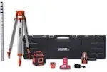 Johnson Level & Tool 40-6541 High Accuracy Dual Slope Rotary Laser System, Red, 1 ‎Kit