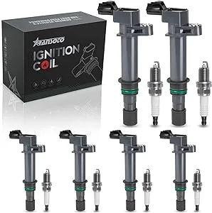 6 Ignition Coil +6 Spark Plug for UF270 Dodge Dakota Durango Nitro Ram 1500 3.7L