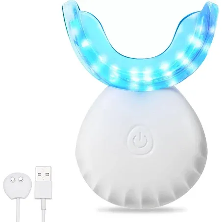 Teeth Whitening Light,10X More Powerful Blue Led Light Connected with USB, Non-Battery Teeth Whitening LED Light in Home Use