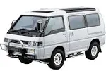 Aoshima Model Car Mitsubishi P35W Delica Star Wagon 1/24