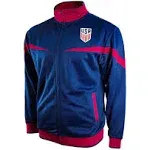 Soccer Track Jacket United States Soccer Federation Striker Navy Blue Kids Small