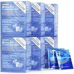 SinuAir Sinus Rinse Salt Solution - Saline Powder for SinuPulse System, Neti Pot Flush, Nasal Wash Squeeze Bottle, & Nose Irrigation, Enhanced