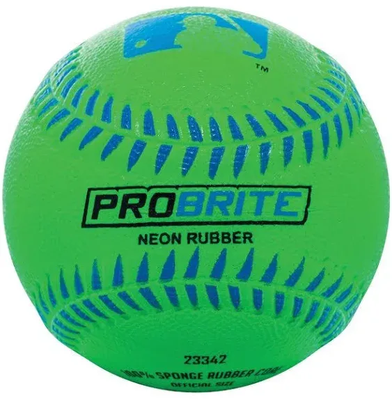 Pro Brite Assorted Neon Rubber T-Ball 9 in.