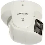 Hikvision 2CD2387GPSL4, 8MP Outdoor ColorVu Panoramic Turret Camera, Dual Lens