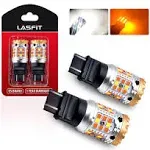 LASFIT 3157CK LED Switchback 3057CK 4057CK 4157CK ONLY for CK socket Dual Color White/Amber LED Turn Signal Light CANBUS Error Free Anti Hyper Flash Bulb(2pcs)…