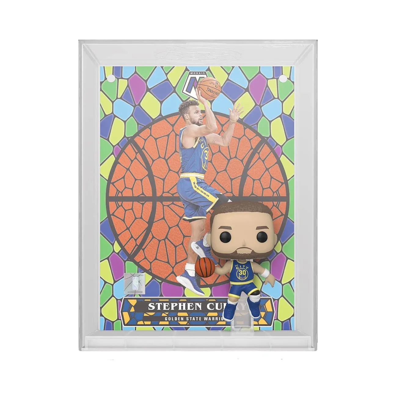 Funko Pop! Trading Cards Mosaic NBA 15 Stephen Curry Golden State Warriors New