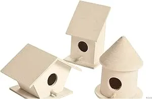 DIY Wood Nesting Birdhouses - Set of 6 - Crafts for Kids and Fun Home Activities