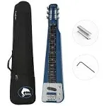 Lap Steel Guitar 6 String Slotted Head Stock Electric Slide Guitars Natural Color