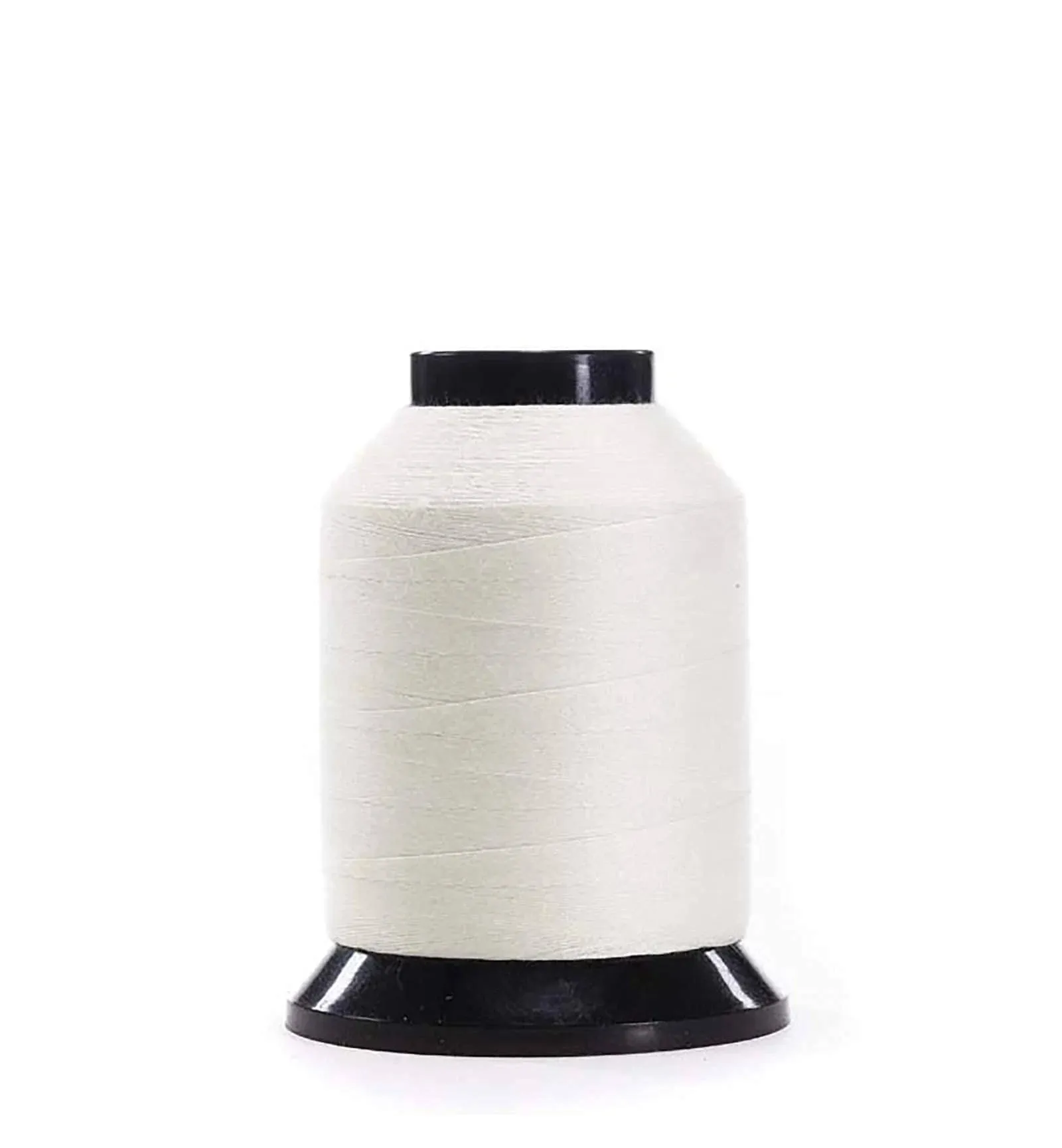 Finesse Thread | 100% Polyester, 3ply, 50wt | 1500yds Stackable Thread Cones | 100% Polyester Thread for Quilting and Sewing (Pearl White)