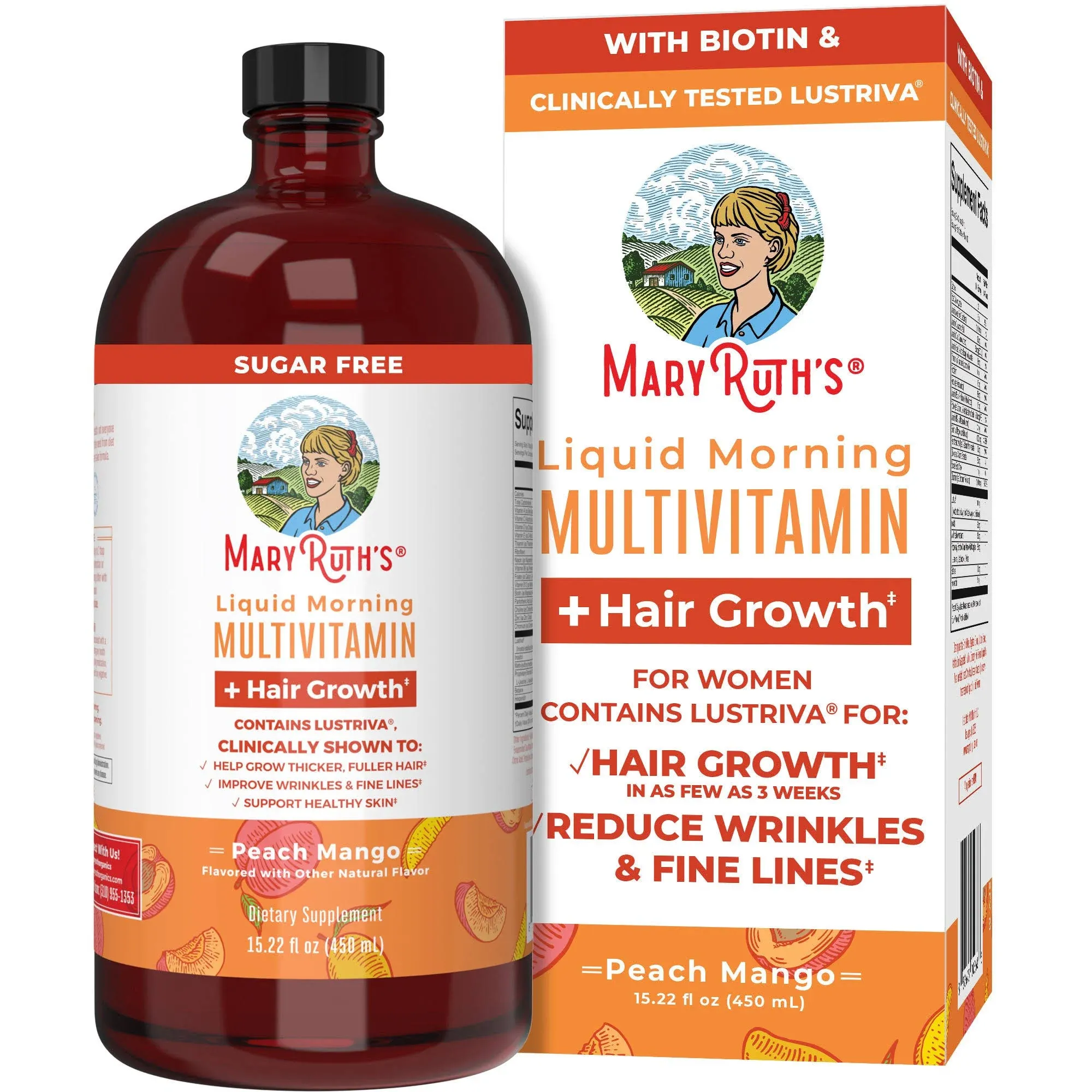 MaryRuth's Liquid Morning Multivitamin with Hair Growth