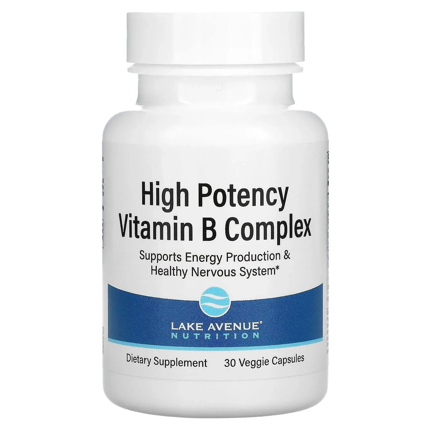 Lake Avenue Nutrition, High Potency Vitamin B Complex, 90 Veggie Capsules, LKN-02090