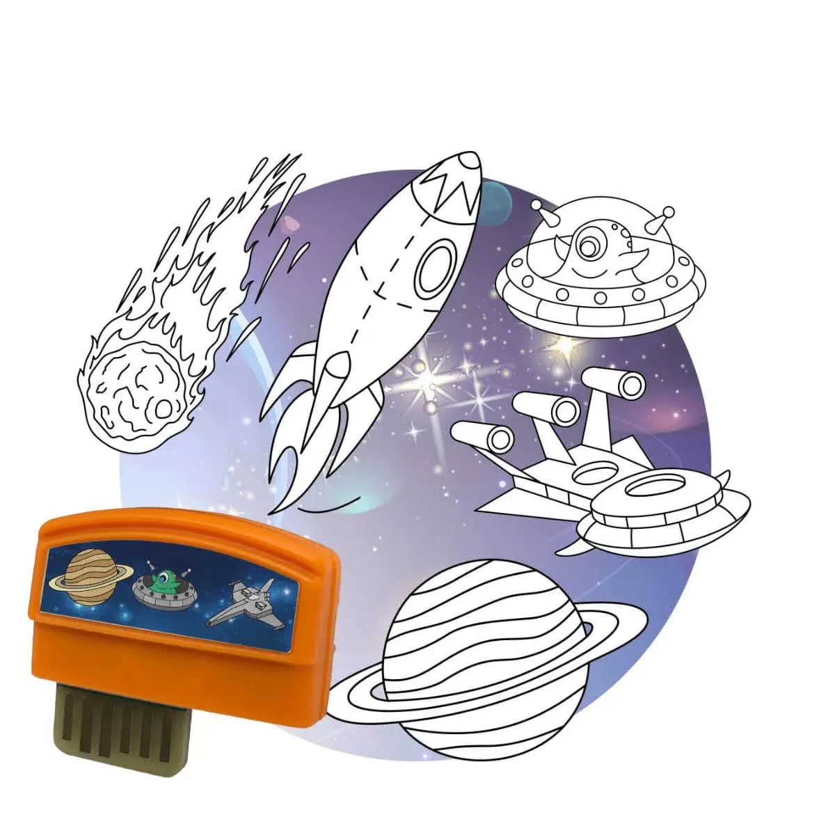 Toys Space Odyssey Activity Cartridge, Compatible with smART Sketcher 2.0, Learn to Draw Toy