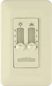 Fanimation Wall Control Fan & Light in Light Almond from the Controls collection - CW6LA