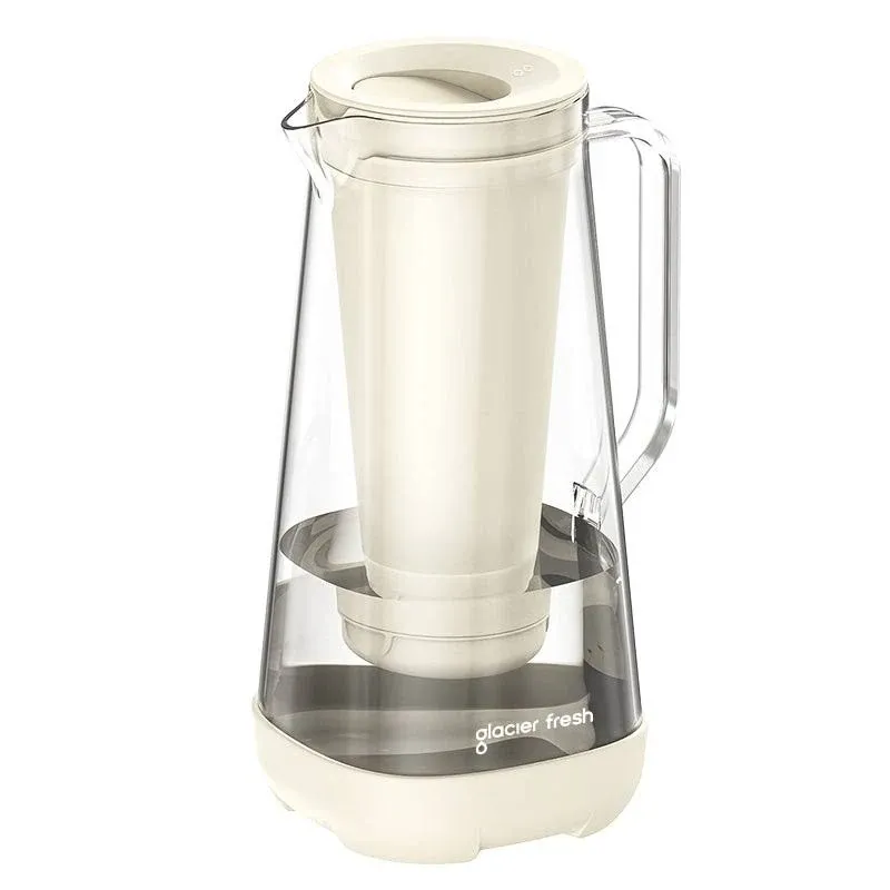 Glacierfresh 7 Cup Glass Water Filter Pitcher