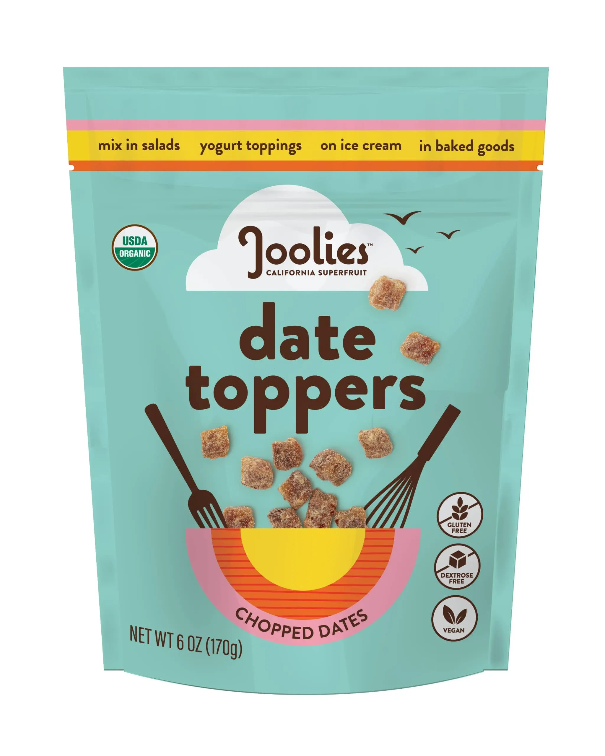 Joolies Organic Diced Date Toppers