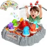 Yerloa Whack A Mole Game for Toddlers, Interactive Dinosaur Toys for Kids 3-5...