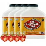 Survival Tabs 60-Day Food Supply Emergency Food ration 720 Tabs Survival MREs for Disaster Preparedness for Earthquake Flood Tsunami Gluten Free and