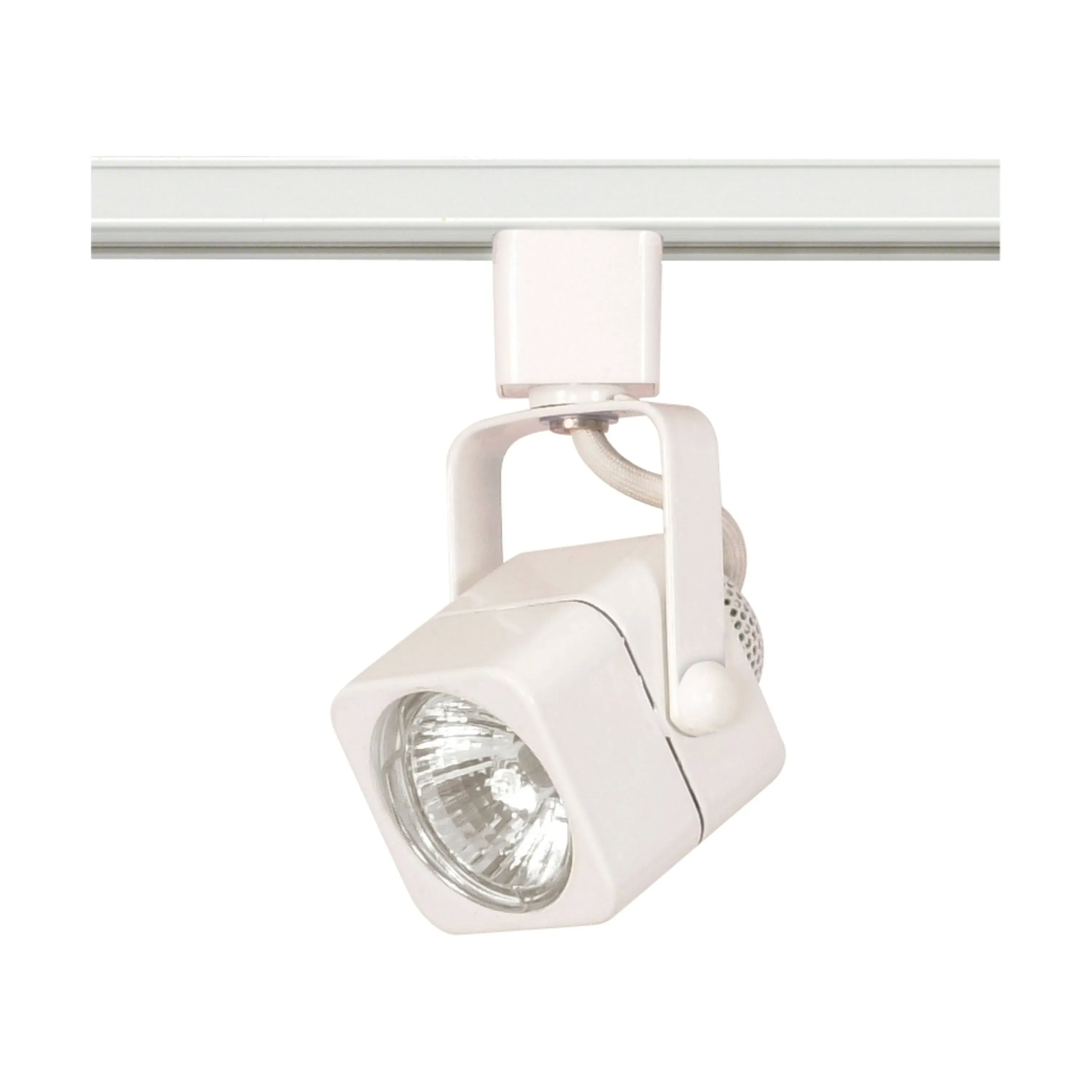 1-Light MR16 120-Volt Square White Track Lighting Head