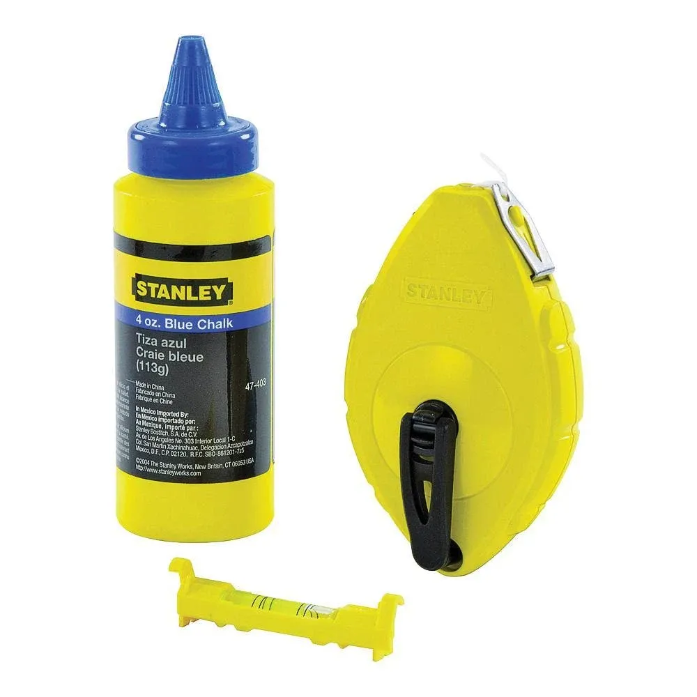 Stanley 47-442 Chalk Reel w/Blue Chalk