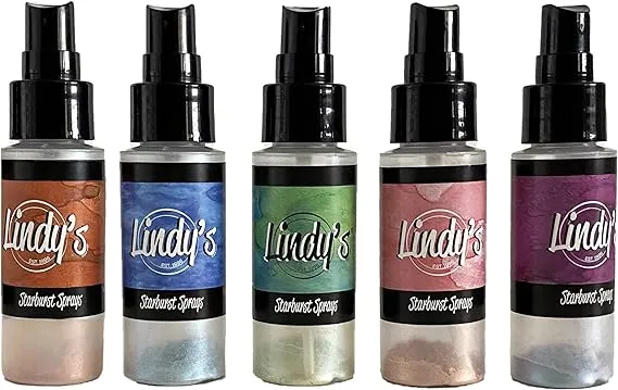 Lindy's Stamp Gang Starburst Gang Spray Set, Victorian Bouquet