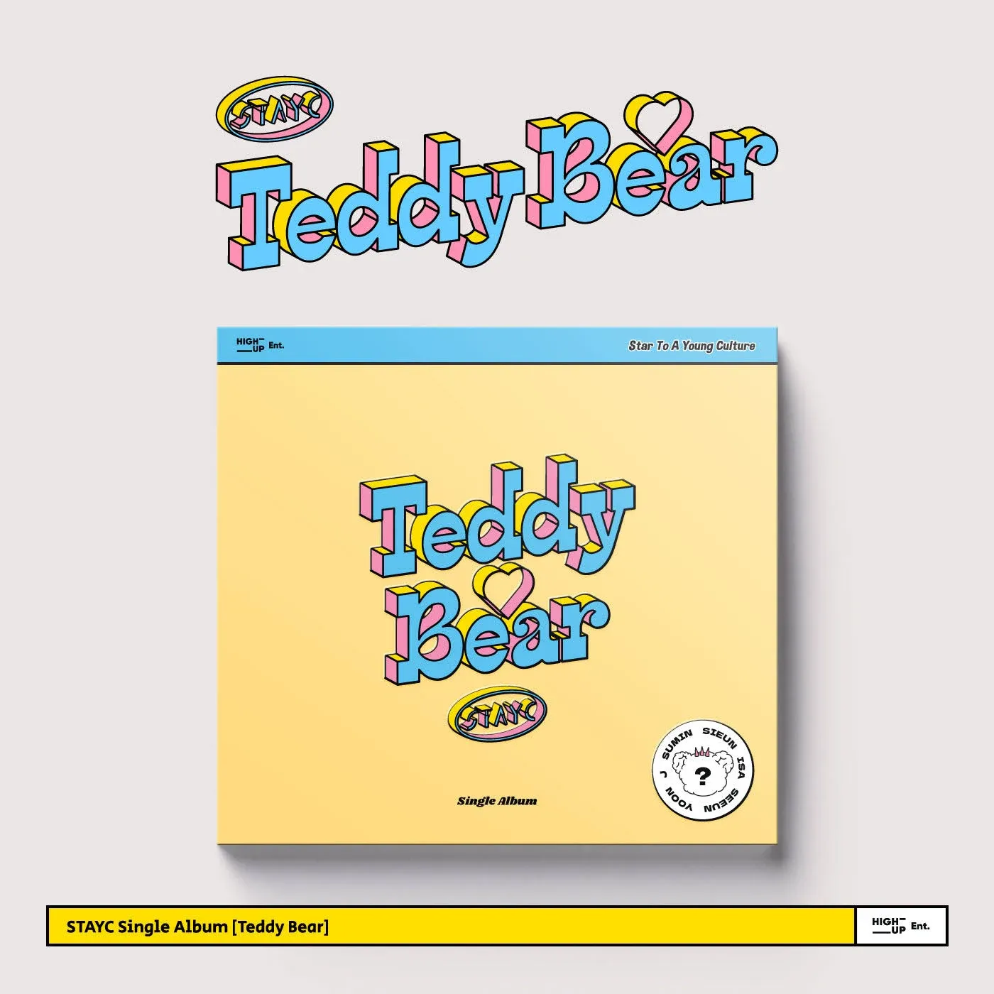 Stayc - Teddy Bear - Digipak - incl. Photobook, Seal Sticker + Photocard [New CD