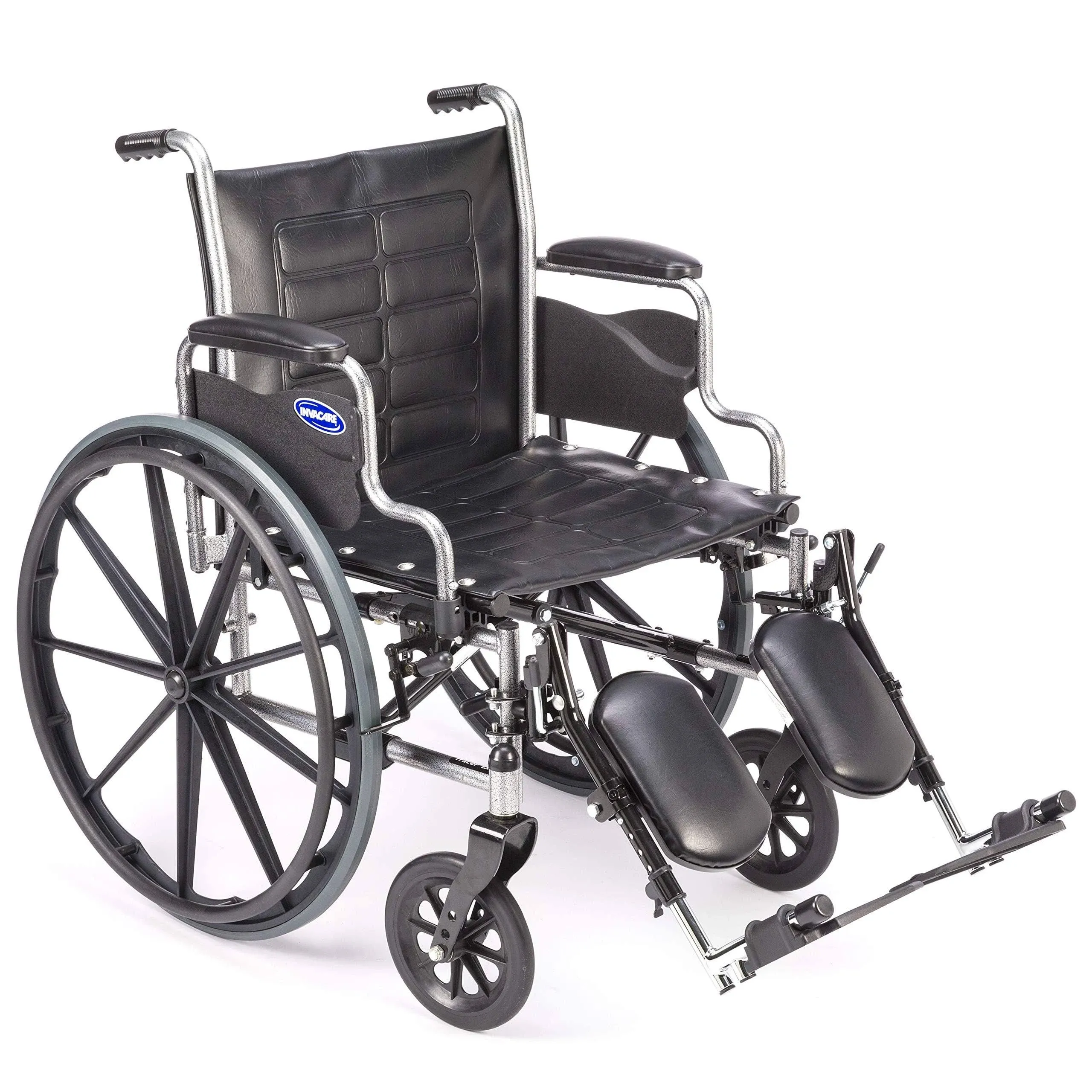 The Aftermarket Group Wheelchair Legrest Assembly, Hemi Spacing, Black Vinyl Calfpad, Black Aluminum Footplate, 1 Pair, TAG2750412PThe Aftermarket Group Wheelchair Legrest Assembly, Hemi Spacing, Black Vinyl Calfpad, Black Aluminum Footplate, 1 Pair, TAG