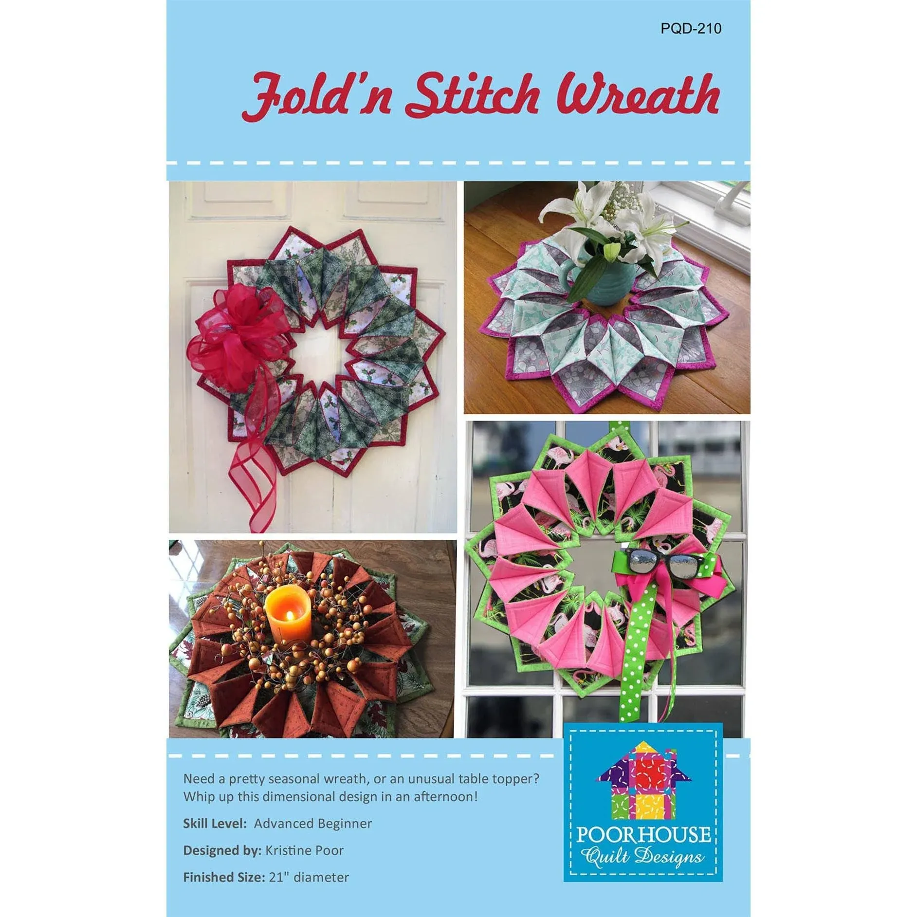 Fold'n Stitch Wreath Ptrn