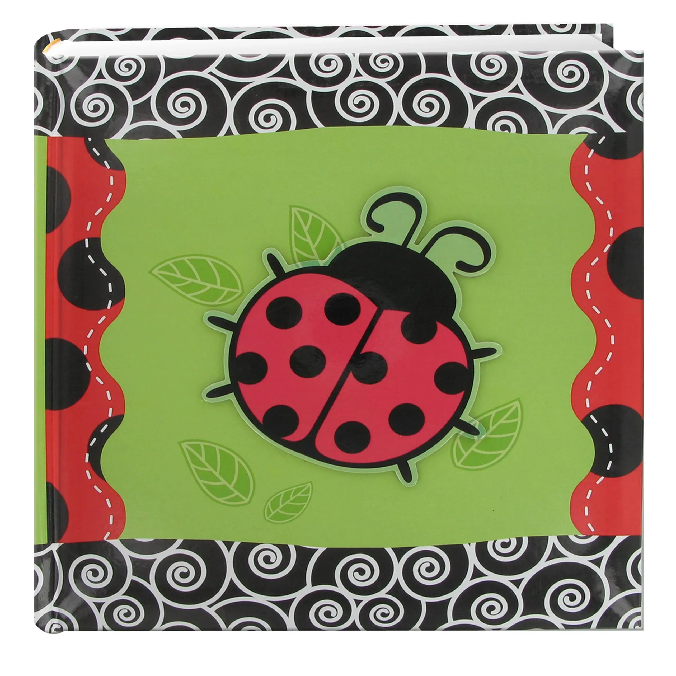 Pioneer Photo Albums 200-Pocket 3-D Lady Bug Applique Cover Photo Album 4 by 6-Inch