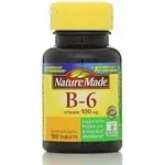 Nature Made Vitamin B-6 100 mg Tablets 100 ea (Pack of 4)