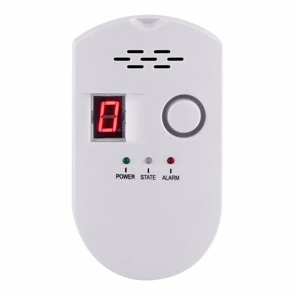 Natural Gas Detector Home Gas Alarm Gas Leak Detector High Sensitivity Prog Plug