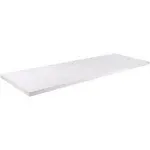 48" Wide White Melamine Shelf - Set of 2 - Compatible with White Pipe Collection