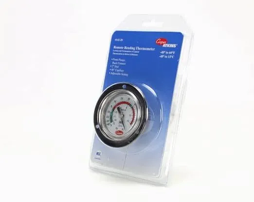 Cooper-Atkins 6142-20-3 Front Flange Back Connect Panel Thermometer, 48" Capillary Length