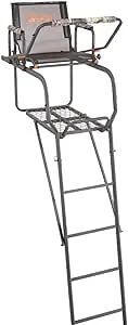 Guide Gear 15.5' Climbing Ladder Tree Stand for Hunting with Mesh Seat, Hunting Gear, Equipment, and Accessories