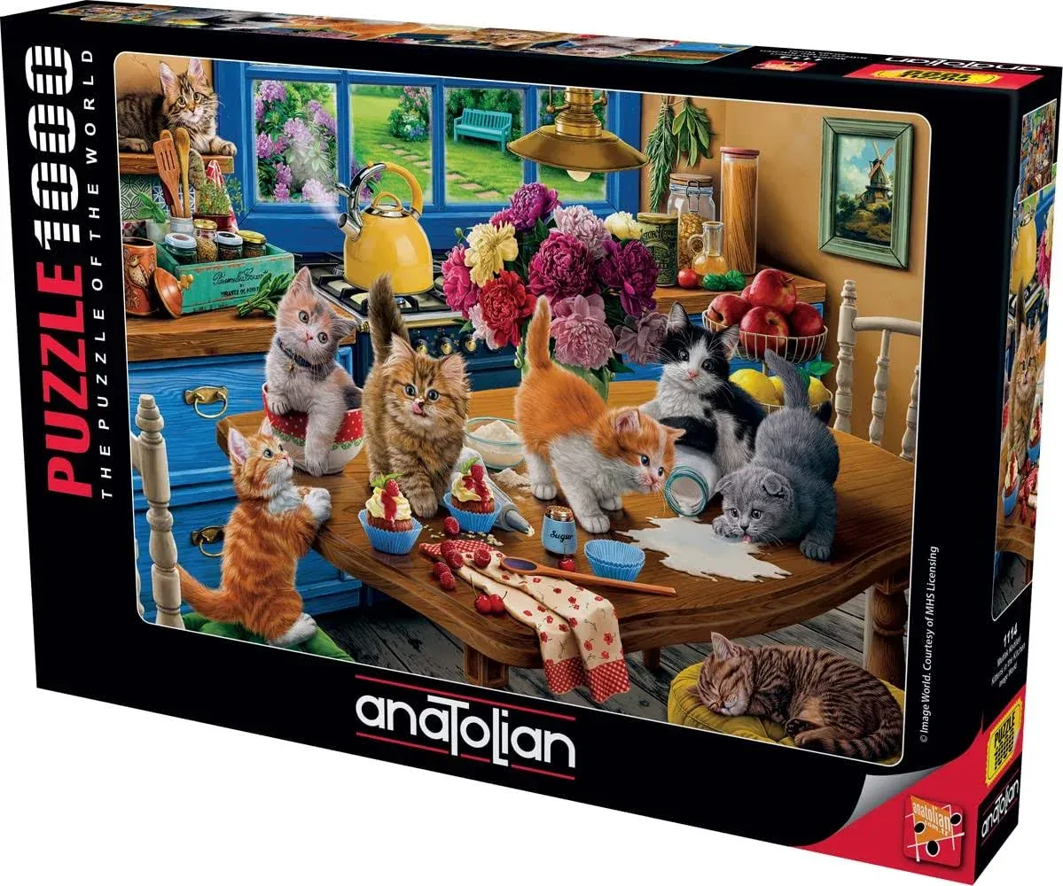 Anatolian Puzzle - Kittens in The Kitchen, 1000 Piece Puzzle, 1114