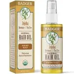 Badger Jojoba Rosemary & Tea Tree Herbal Hair Oil (2 fl oz)